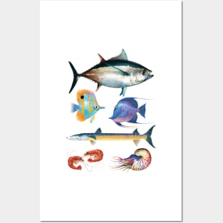 Fish Poster with Tuna Posters and Art